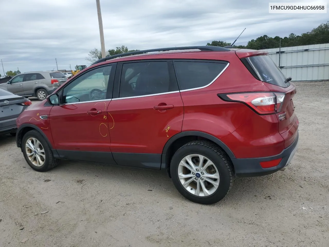 2017 Ford Escape Se VIN: 1FMCU9GD4HUC66958 Lot: 75865064