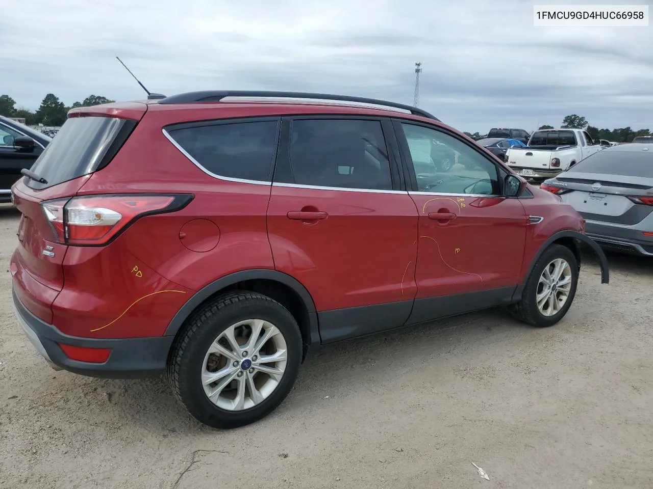 2017 Ford Escape Se VIN: 1FMCU9GD4HUC66958 Lot: 75865064