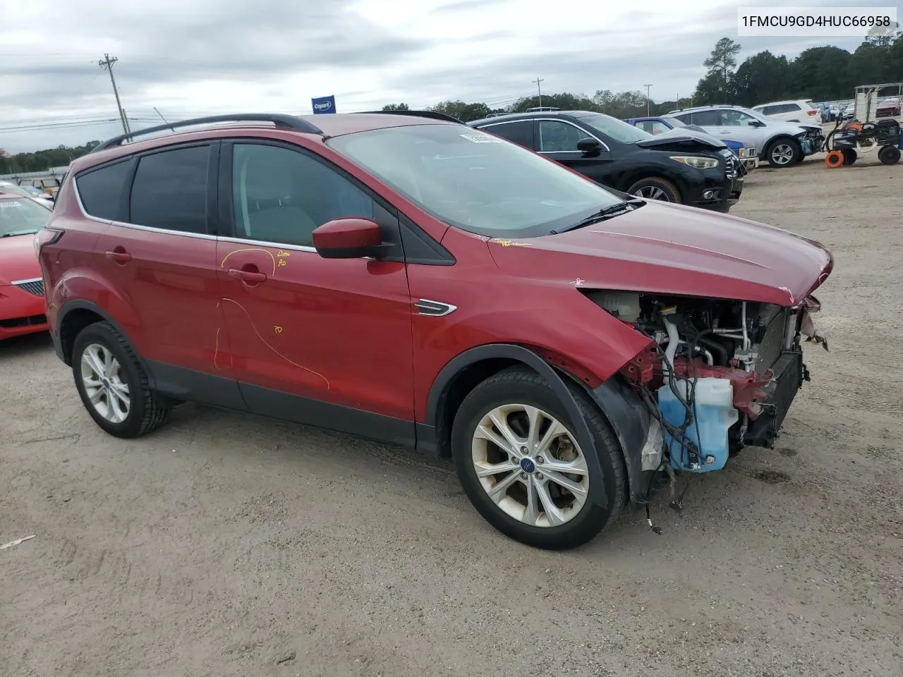 2017 Ford Escape Se VIN: 1FMCU9GD4HUC66958 Lot: 75865064