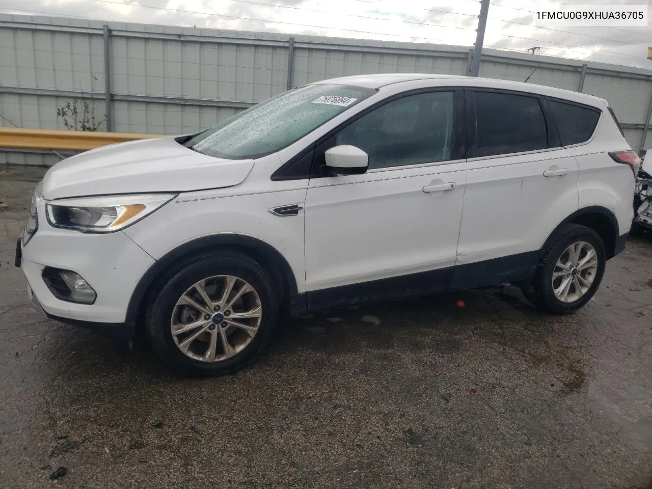 1FMCU0G9XHUA36705 2017 Ford Escape Se