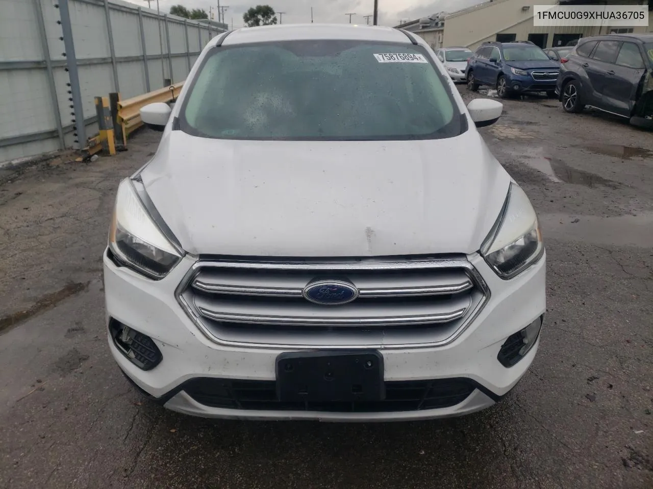 2017 Ford Escape Se VIN: 1FMCU0G9XHUA36705 Lot: 75876894