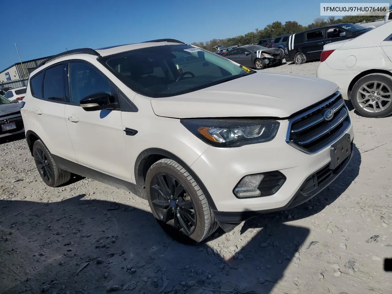 2017 Ford Escape Titanium VIN: 1FMCU0J97HUD76466 Lot: 75884014