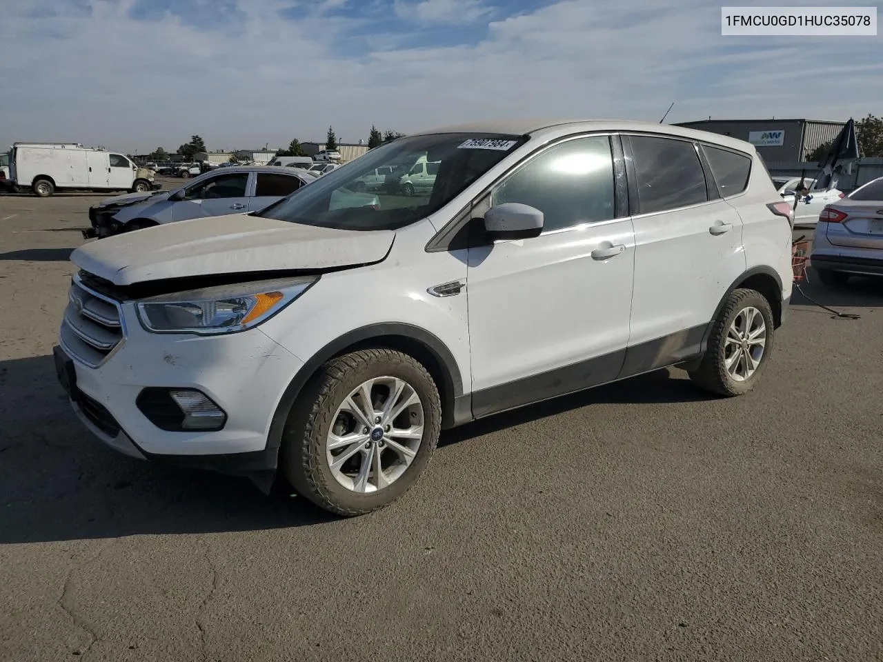 2017 Ford Escape Se VIN: 1FMCU0GD1HUC35078 Lot: 75907984