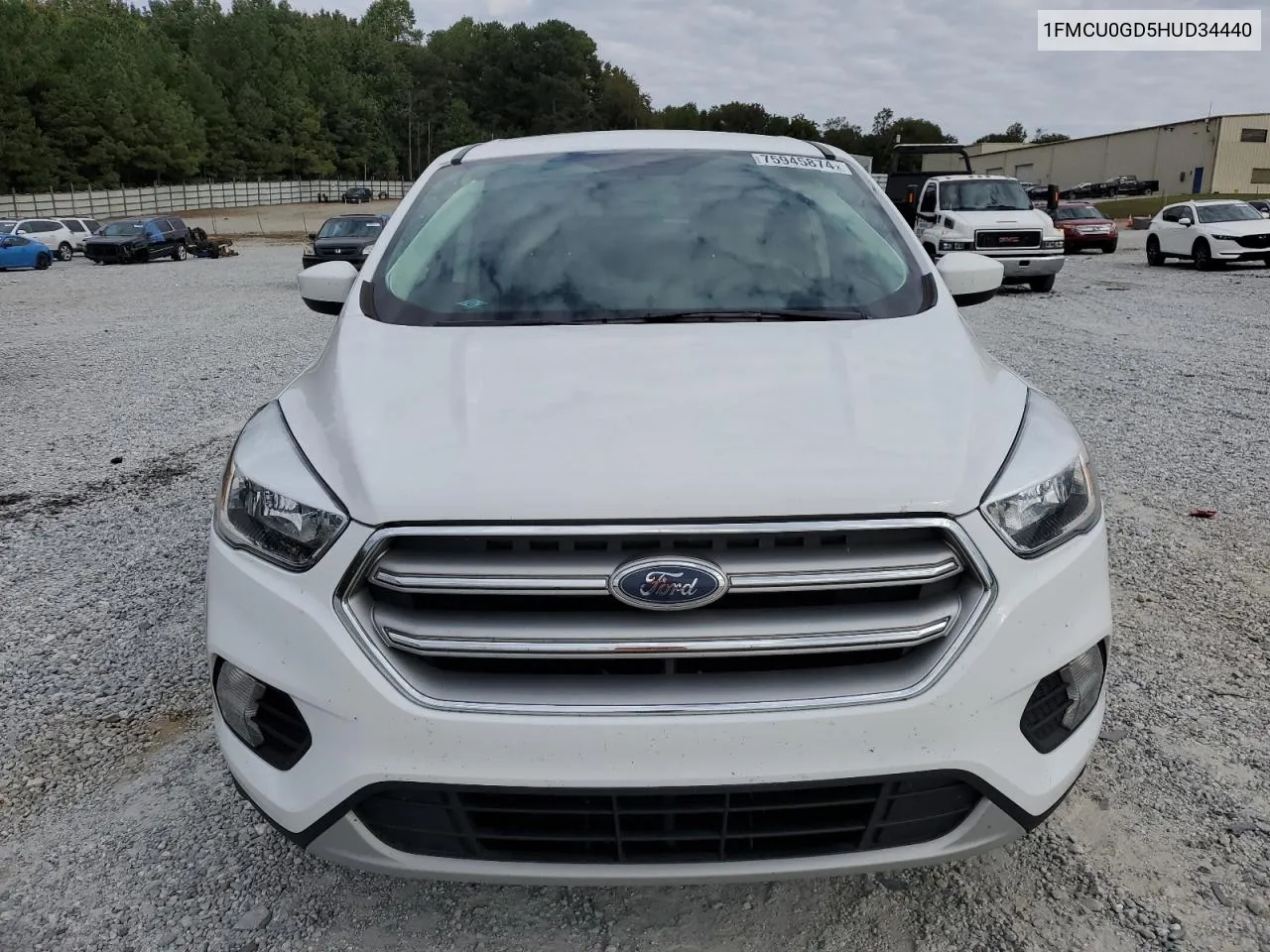 2017 Ford Escape Se VIN: 1FMCU0GD5HUD34440 Lot: 75945874