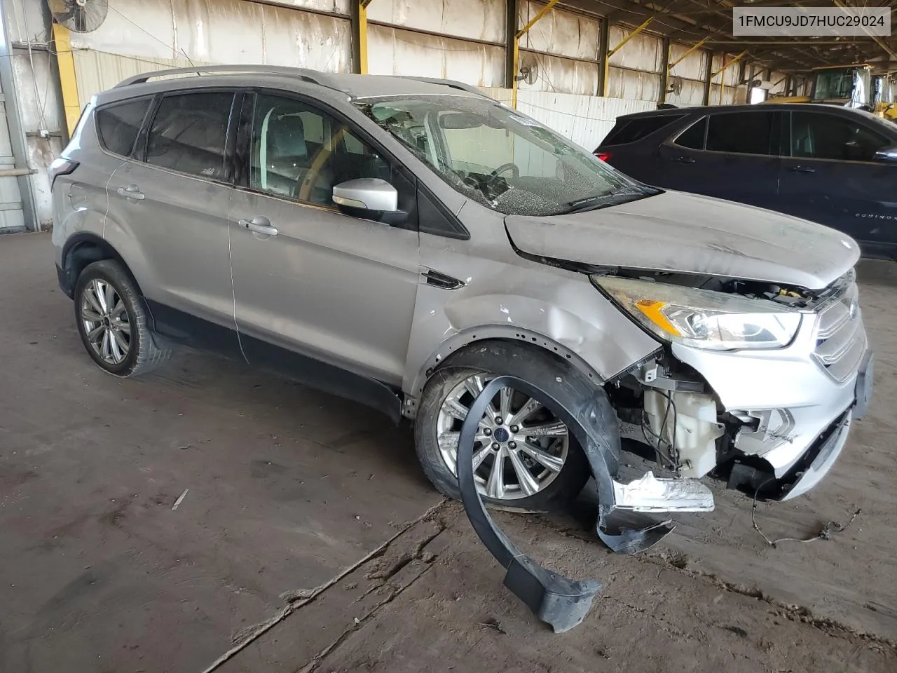 2017 Ford Escape Titanium VIN: 1FMCU9JD7HUC29024 Lot: 75972054