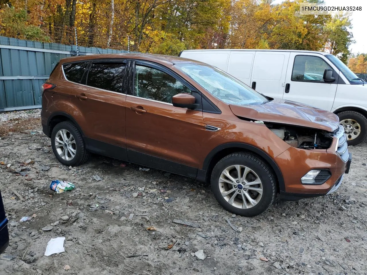 2017 Ford Escape Se VIN: 1FMCU9GD2HUA35248 Lot: 76010864