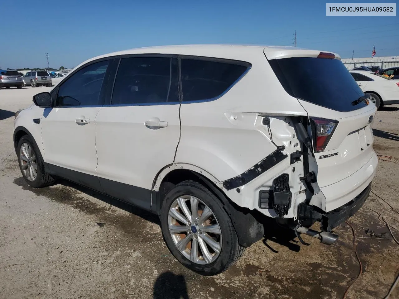 2017 Ford Escape Titanium VIN: 1FMCU0J95HUA09582 Lot: 76011314