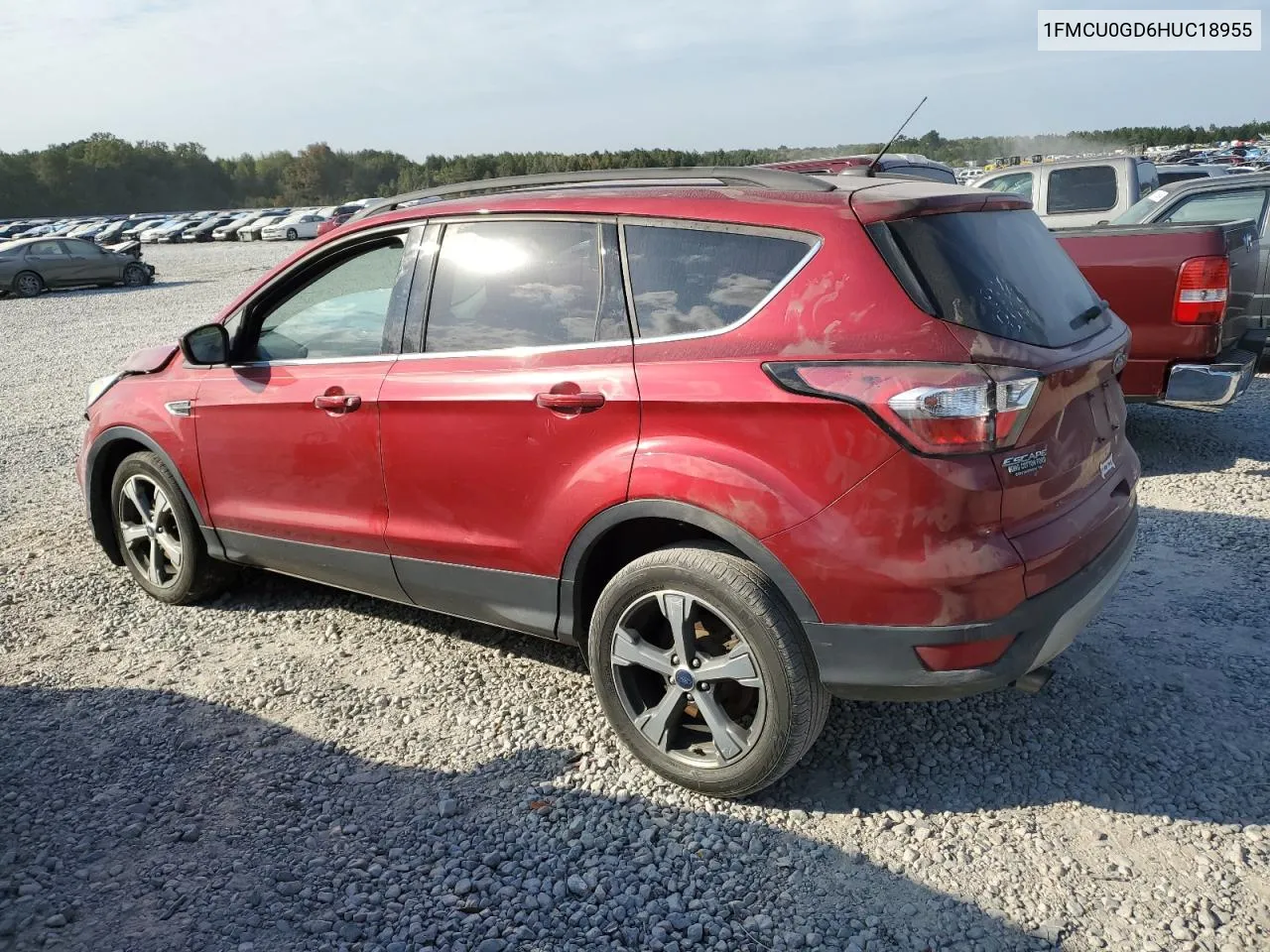 2017 Ford Escape Se VIN: 1FMCU0GD6HUC18955 Lot: 76052134