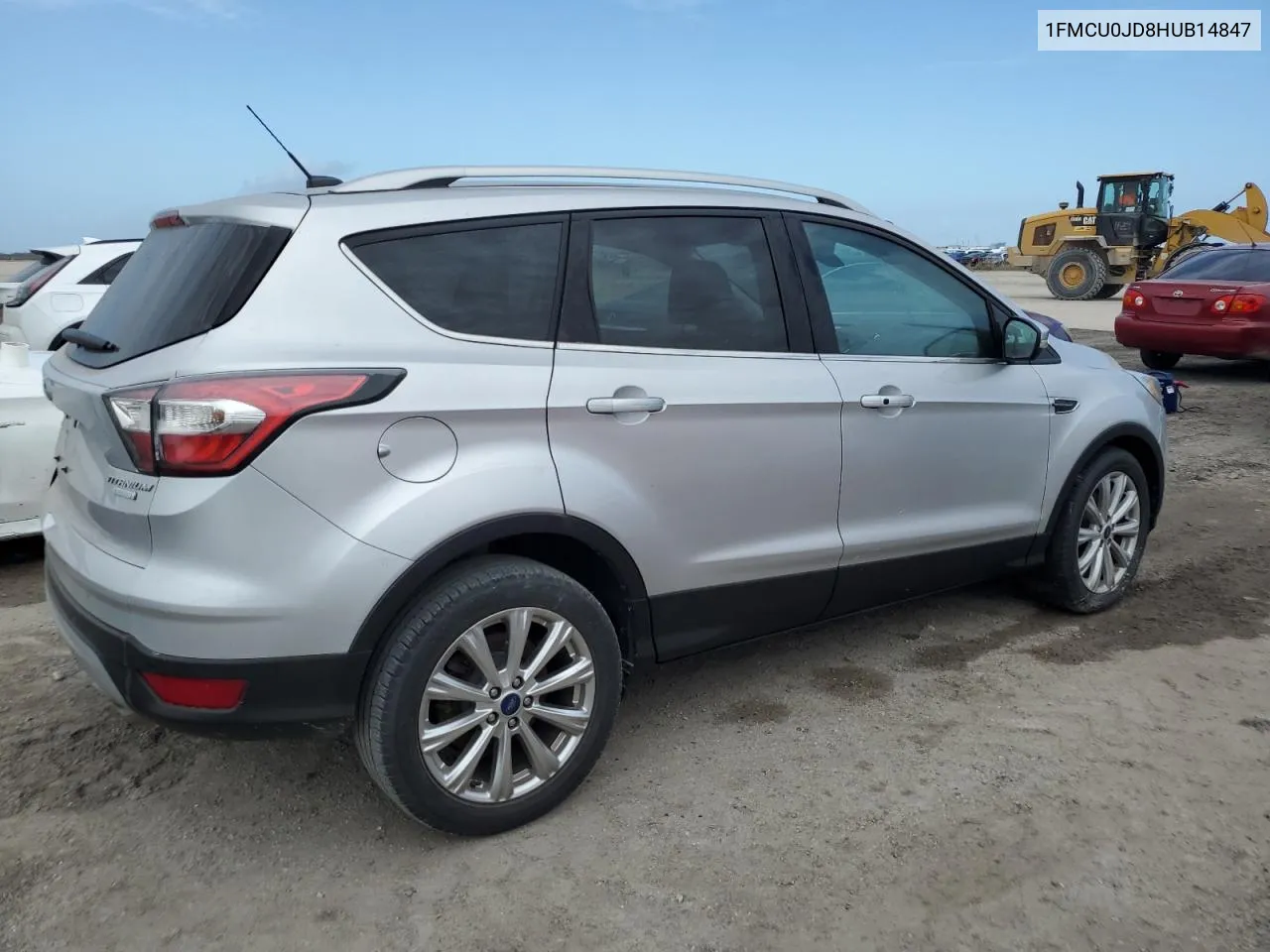 2017 Ford Escape Titanium VIN: 1FMCU0JD8HUB14847 Lot: 76056554