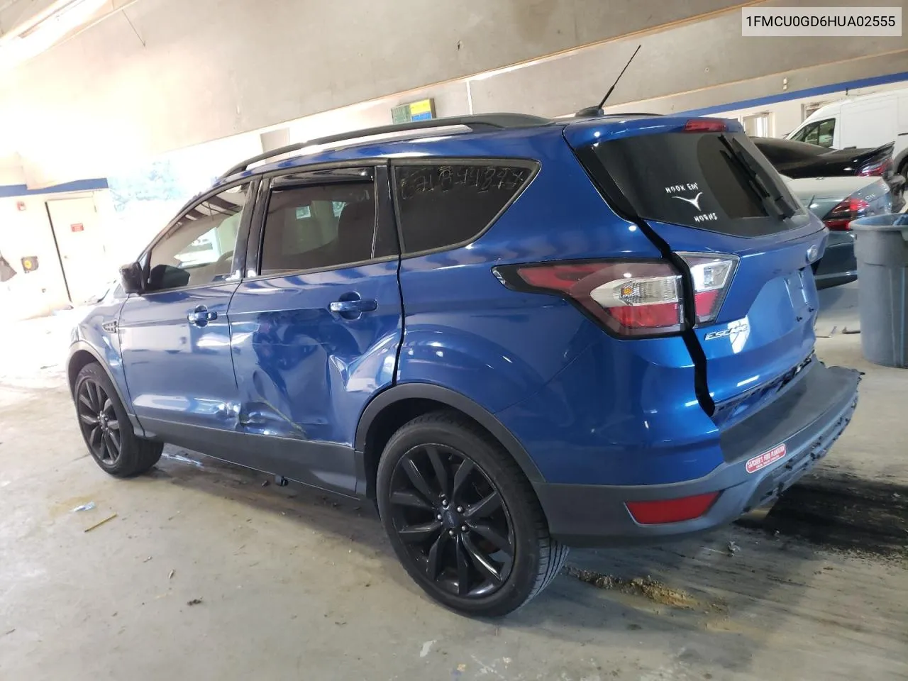 2017 Ford Escape Se VIN: 1FMCU0GD6HUA02555 Lot: 76085634