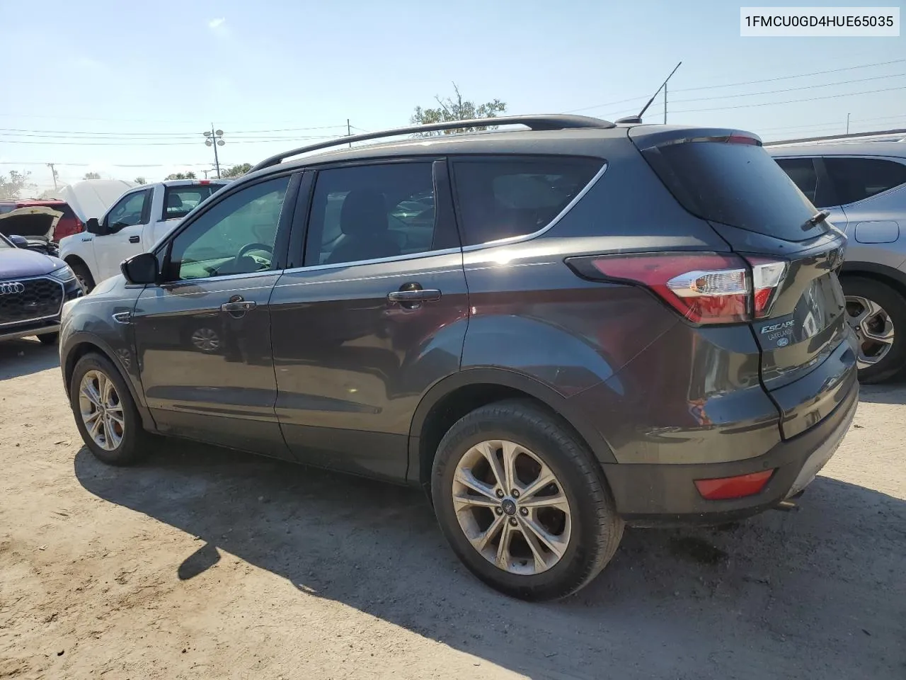 2017 Ford Escape Se VIN: 1FMCU0GD4HUE65035 Lot: 76095024