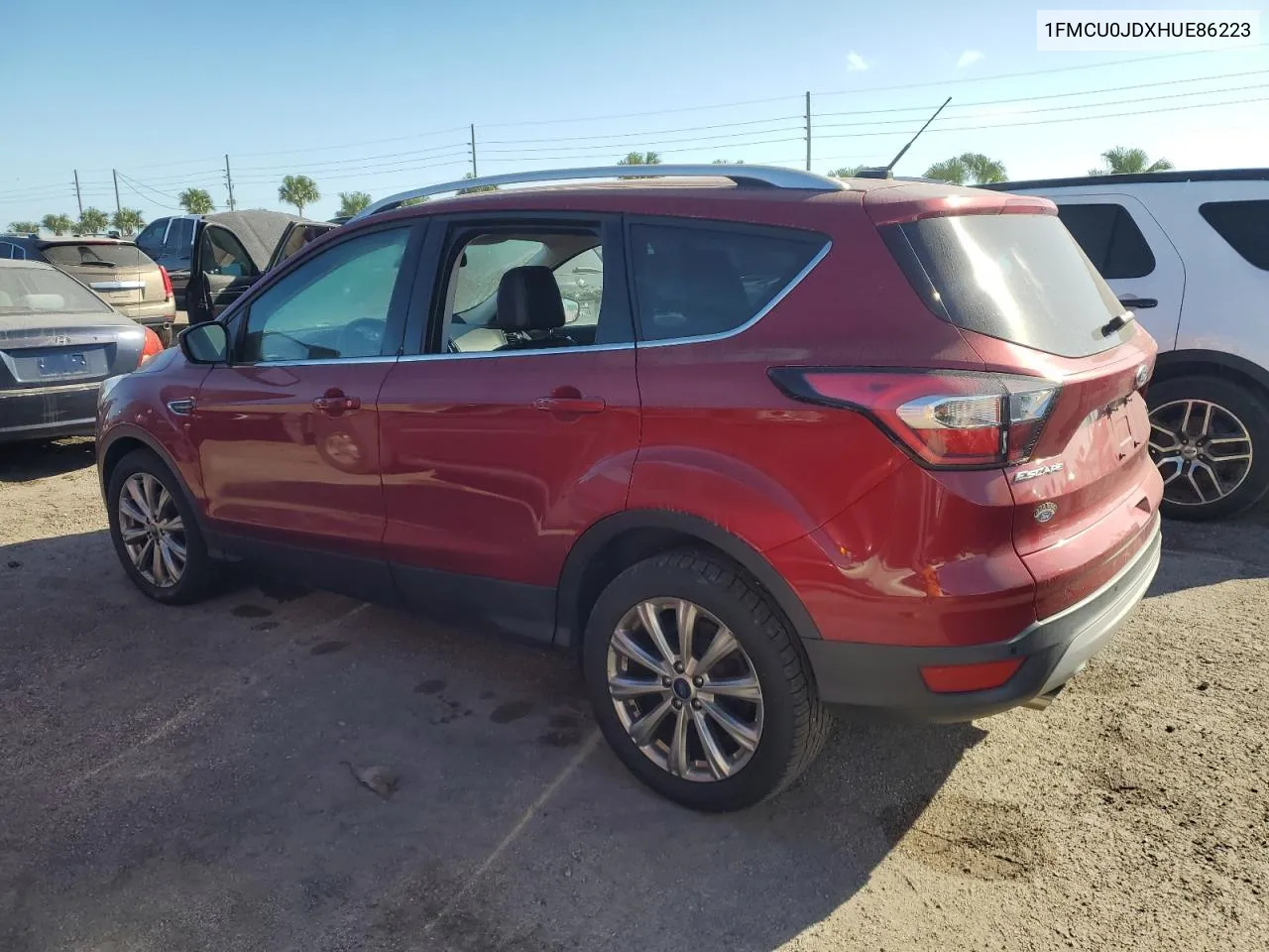 2017 Ford Escape Titanium VIN: 1FMCU0JDXHUE86223 Lot: 76095414