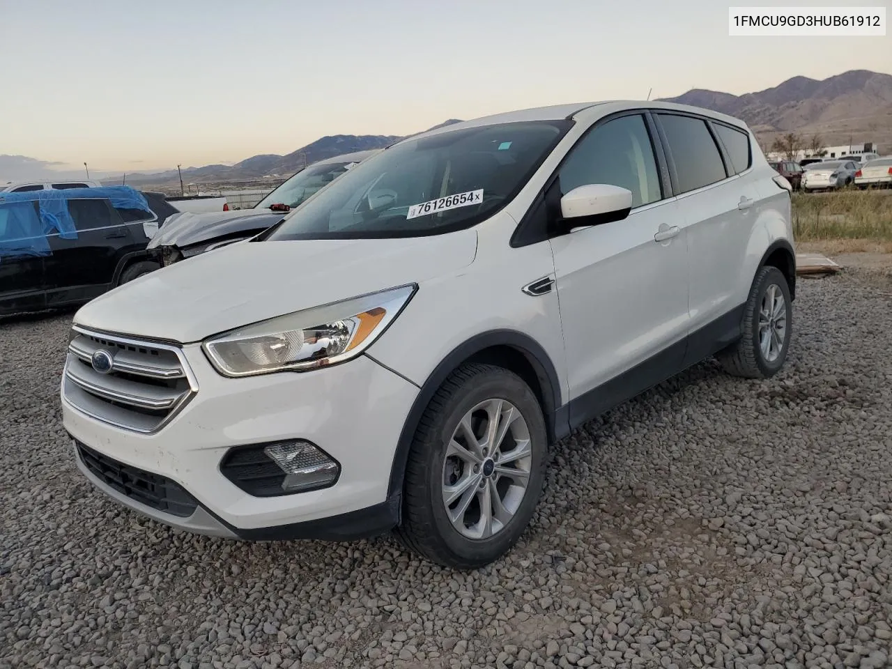 2017 Ford Escape Se VIN: 1FMCU9GD3HUB61912 Lot: 76126654