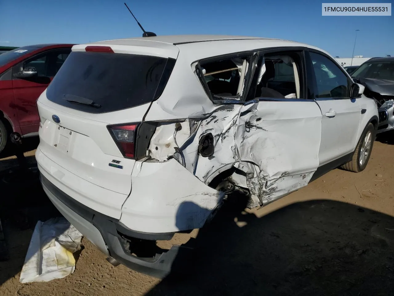 2017 Ford Escape Se VIN: 1FMCU9GD4HUE55531 Lot: 76131794