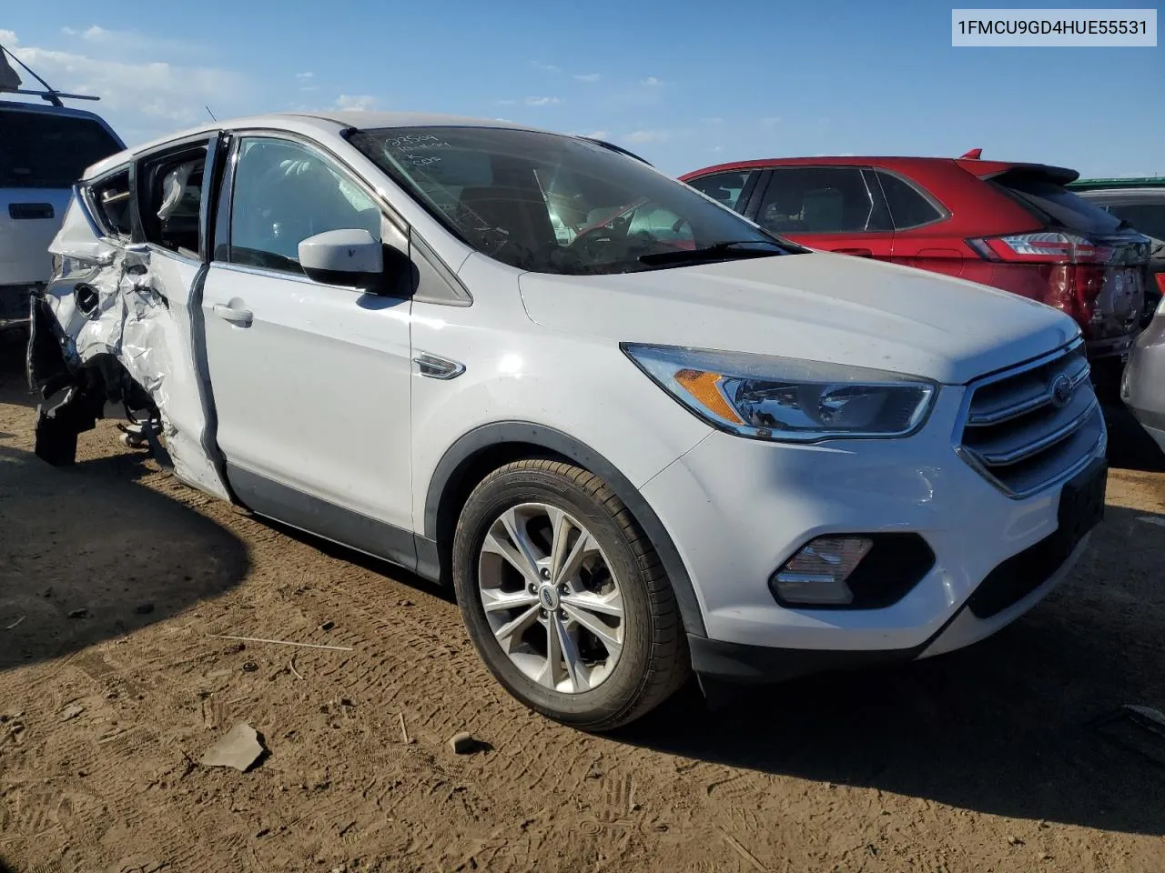 2017 Ford Escape Se VIN: 1FMCU9GD4HUE55531 Lot: 76131794