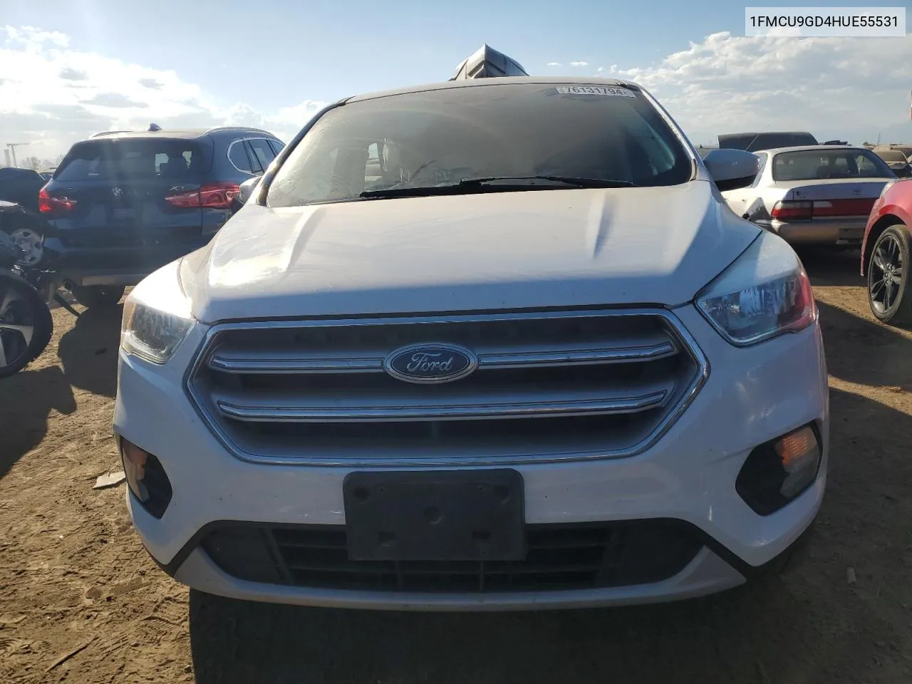 2017 Ford Escape Se VIN: 1FMCU9GD4HUE55531 Lot: 76131794