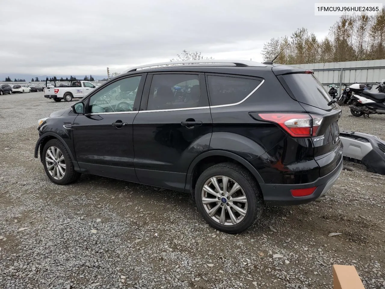 2017 Ford Escape Titanium VIN: 1FMCU9J96HUE24365 Lot: 76134554