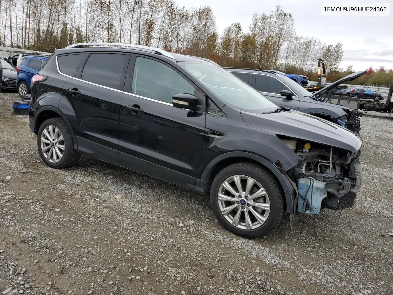 2017 Ford Escape Titanium VIN: 1FMCU9J96HUE24365 Lot: 76134554