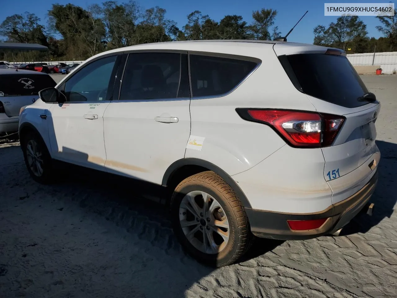 2017 Ford Escape Se VIN: 1FMCU9G9XHUC54602 Lot: 76138764