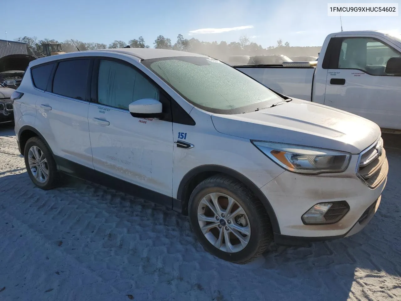 2017 Ford Escape Se VIN: 1FMCU9G9XHUC54602 Lot: 76138764