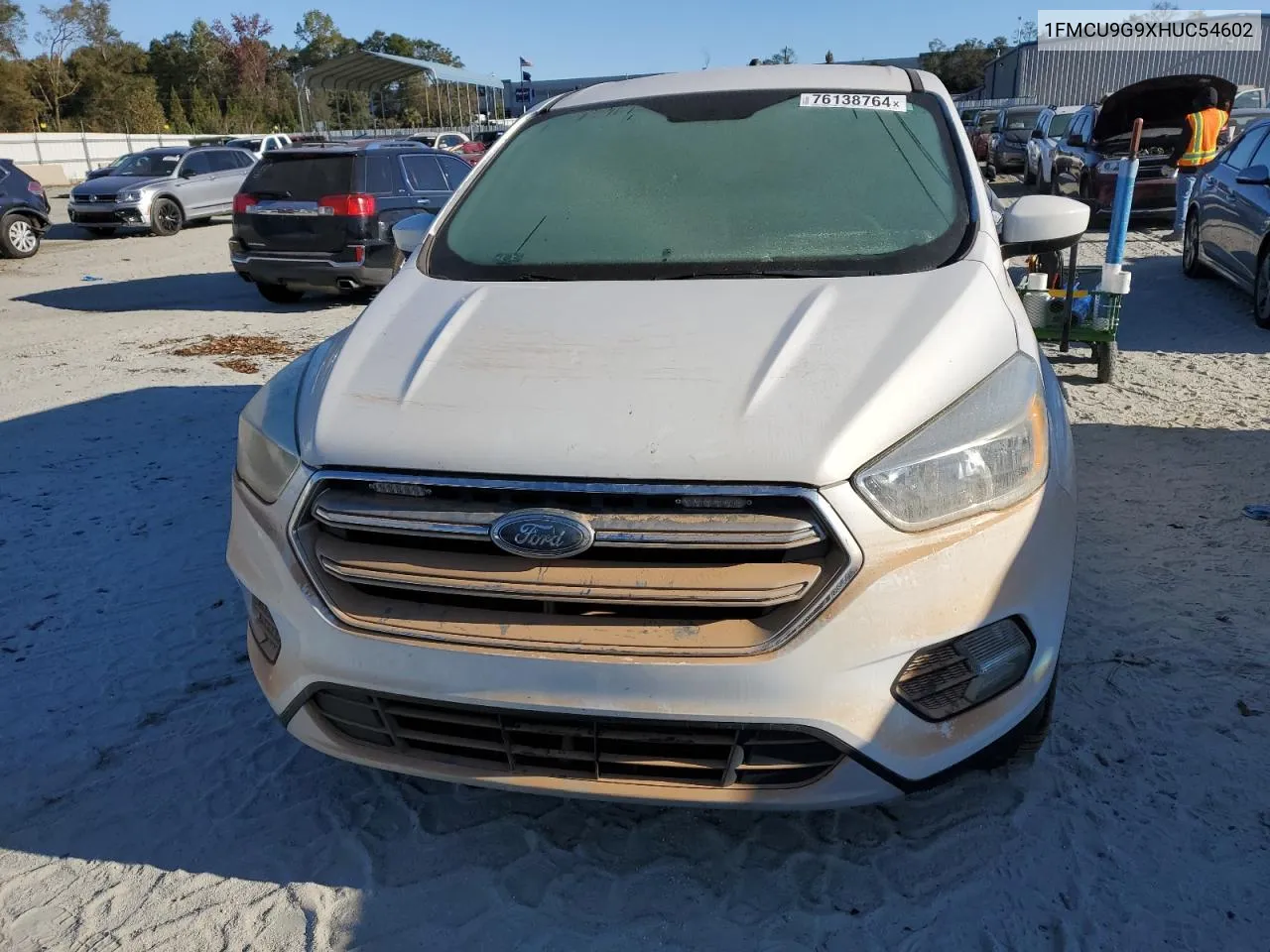 2017 Ford Escape Se VIN: 1FMCU9G9XHUC54602 Lot: 76138764