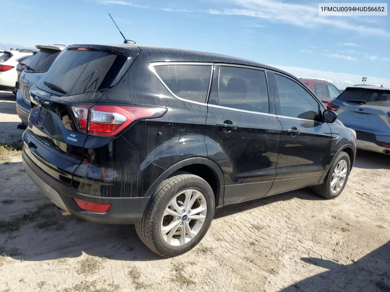 2017 Ford Escape Se VIN: 1FMCU0G94HUD56652 Lot: 76179094