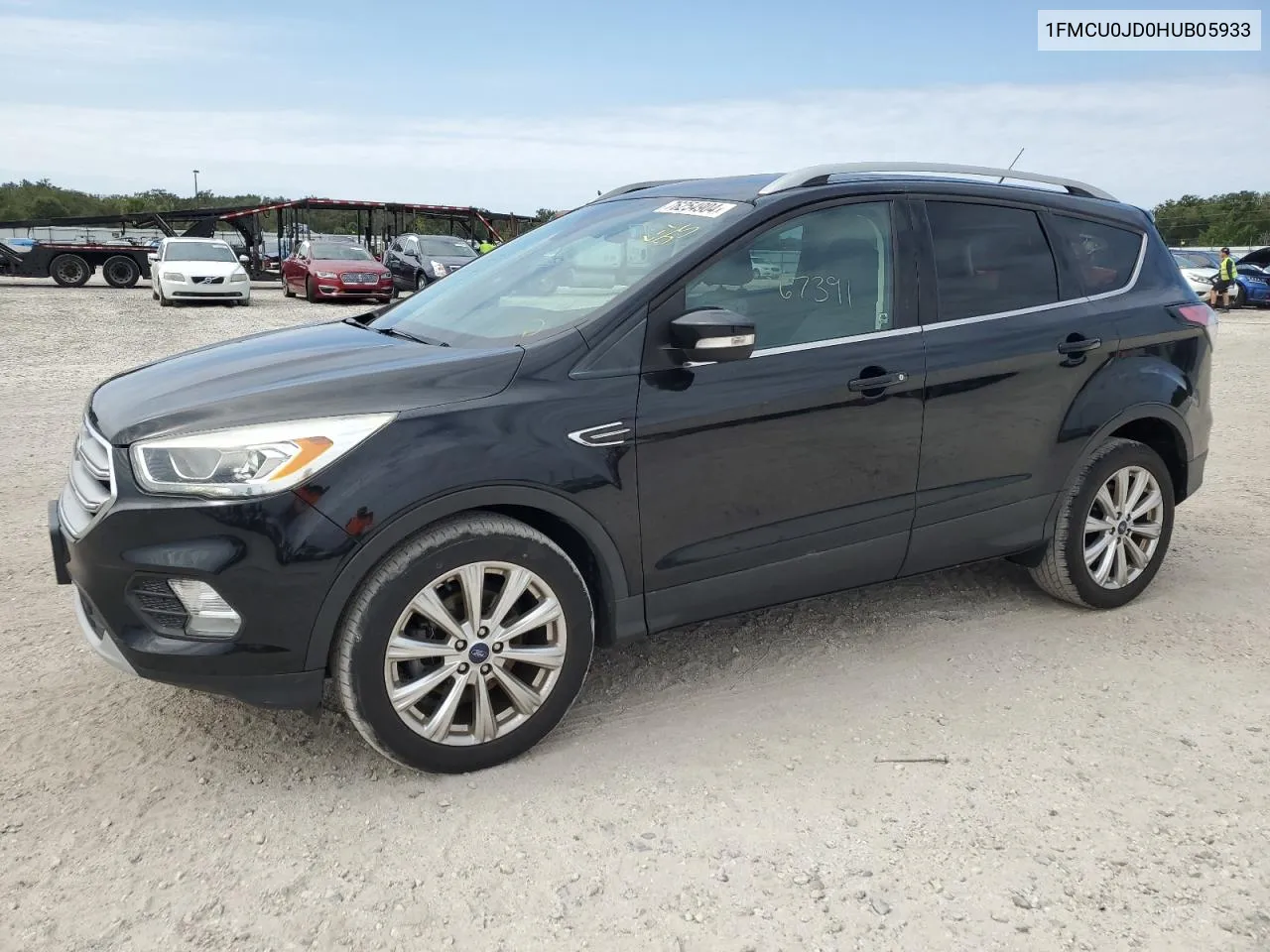 2017 Ford Escape Titanium VIN: 1FMCU0JD0HUB05933 Lot: 76254904