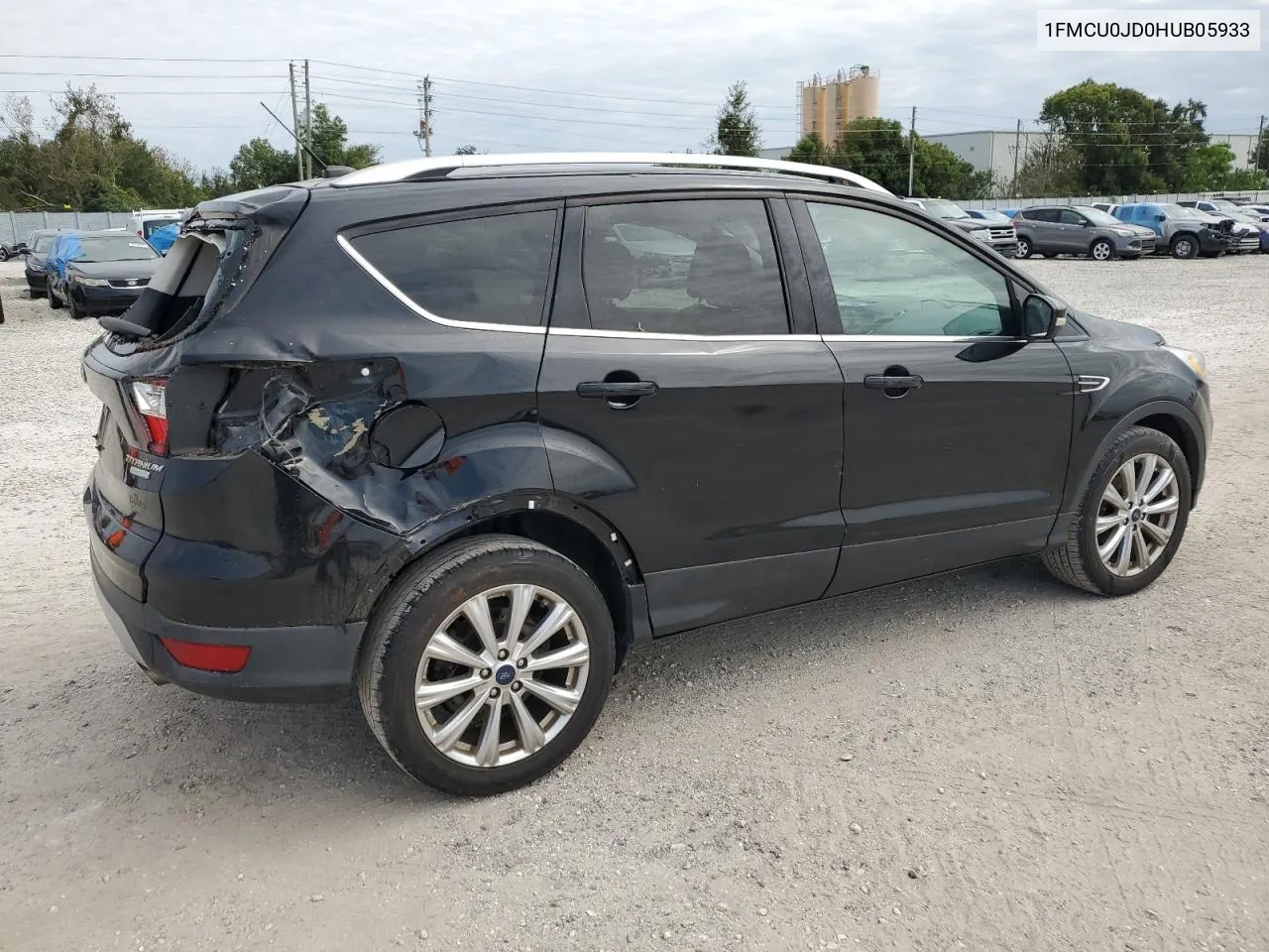 2017 Ford Escape Titanium VIN: 1FMCU0JD0HUB05933 Lot: 76254904