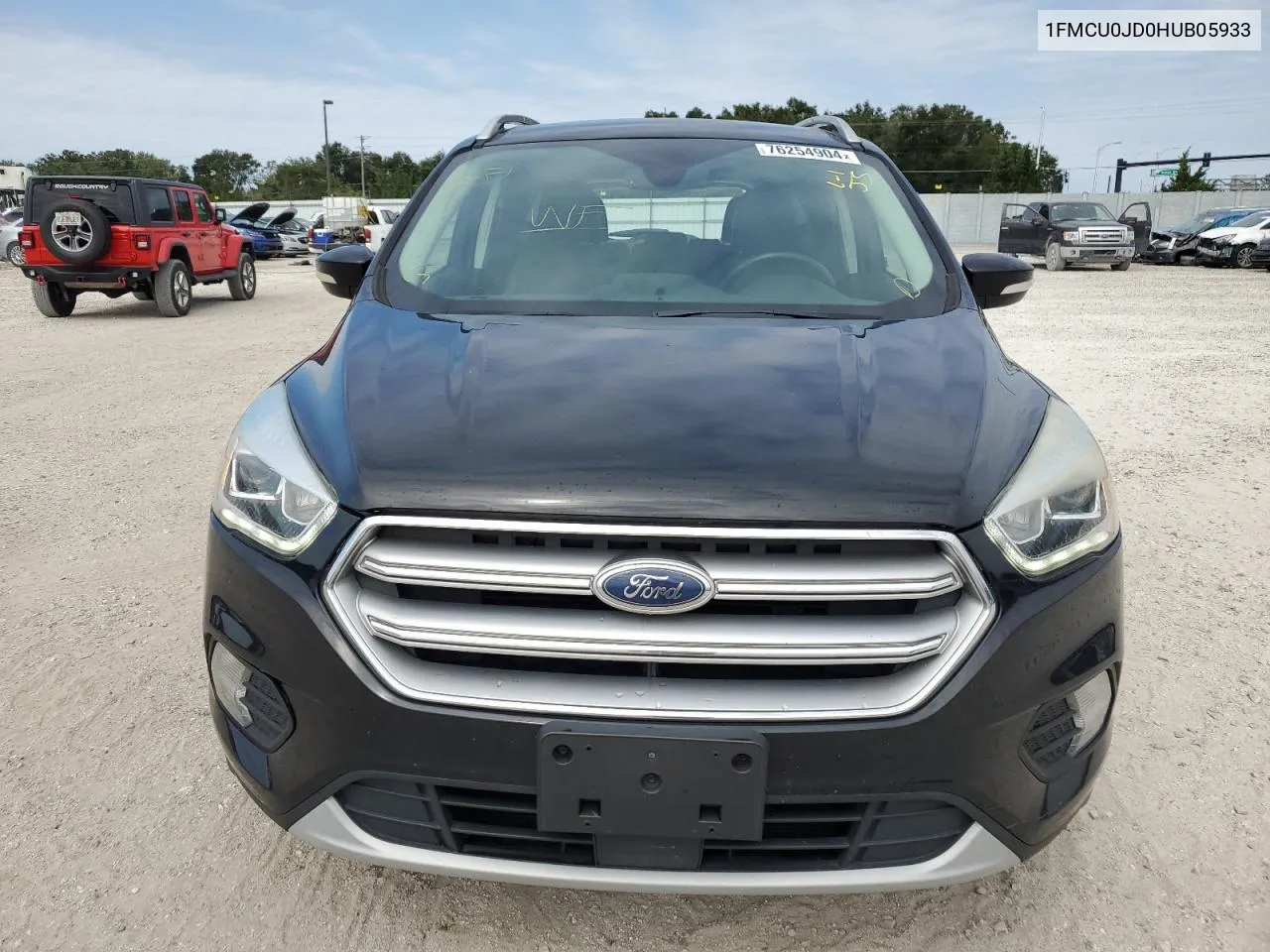 2017 Ford Escape Titanium VIN: 1FMCU0JD0HUB05933 Lot: 76254904