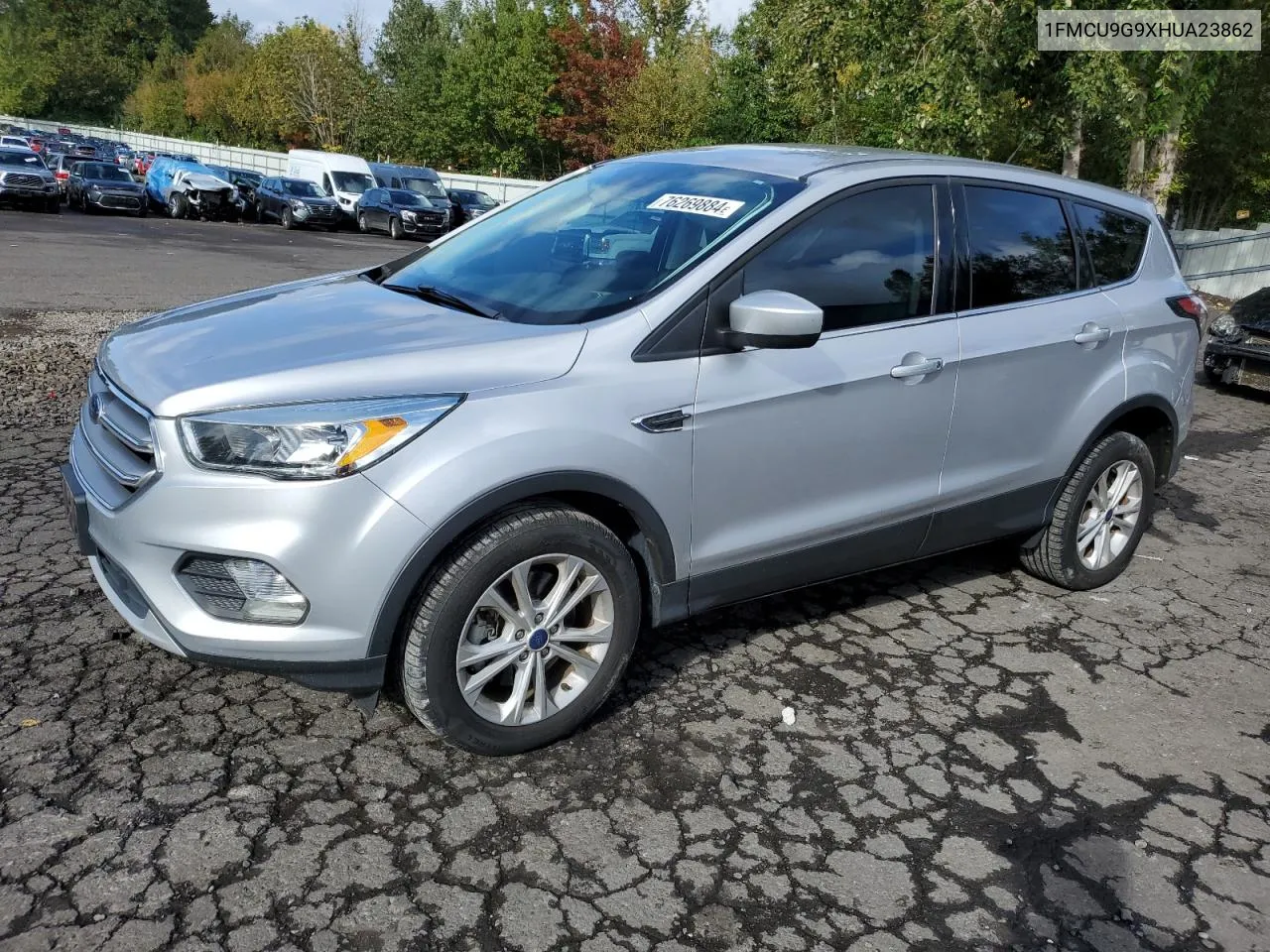 2017 Ford Escape Se VIN: 1FMCU9G9XHUA23862 Lot: 76269884