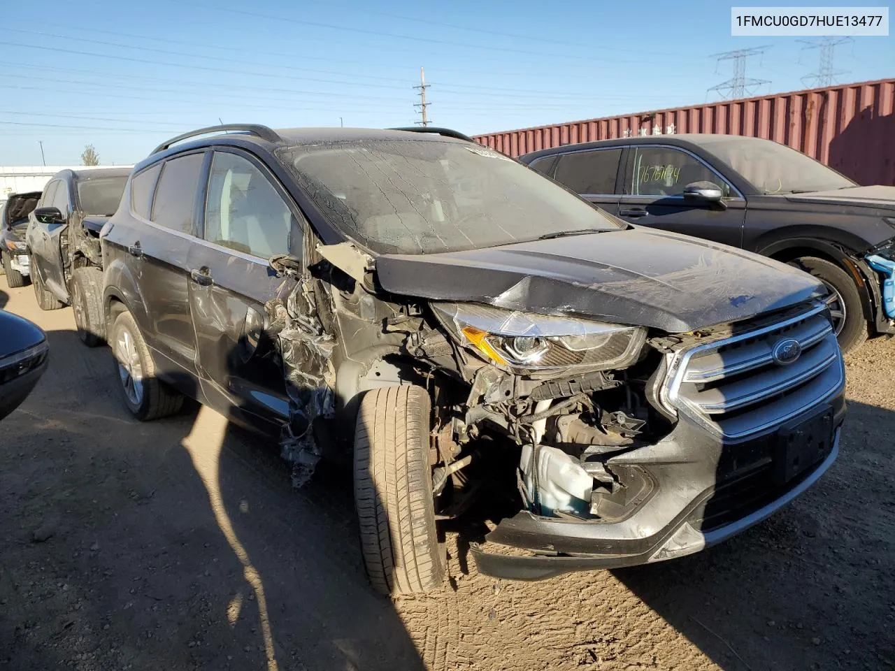 2017 Ford Escape Se VIN: 1FMCU0GD7HUE13477 Lot: 76314164