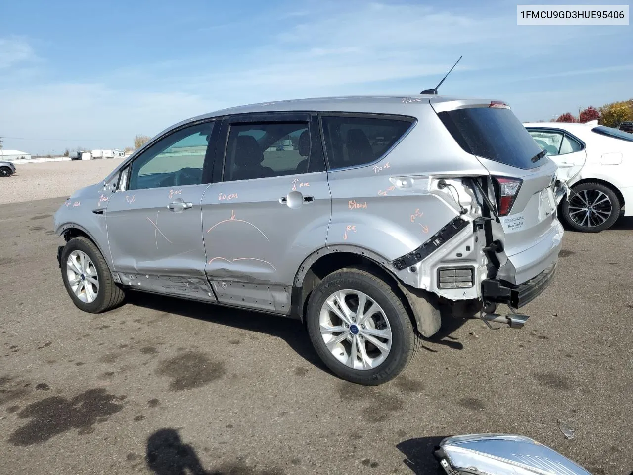 2017 Ford Escape Se VIN: 1FMCU9GD3HUE95406 Lot: 76318194