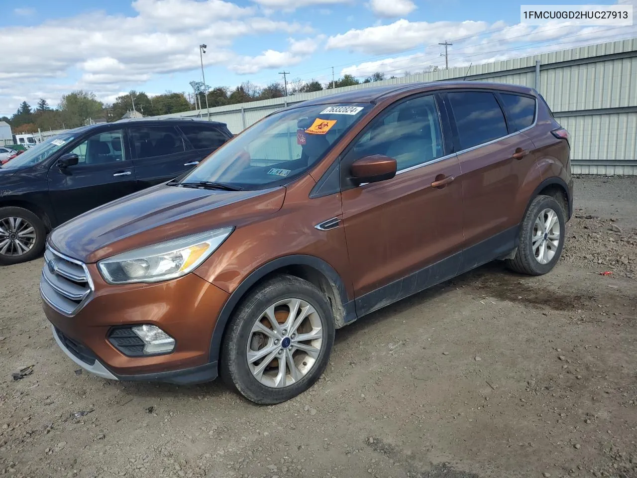 2017 Ford Escape Se VIN: 1FMCU0GD2HUC27913 Lot: 76332824