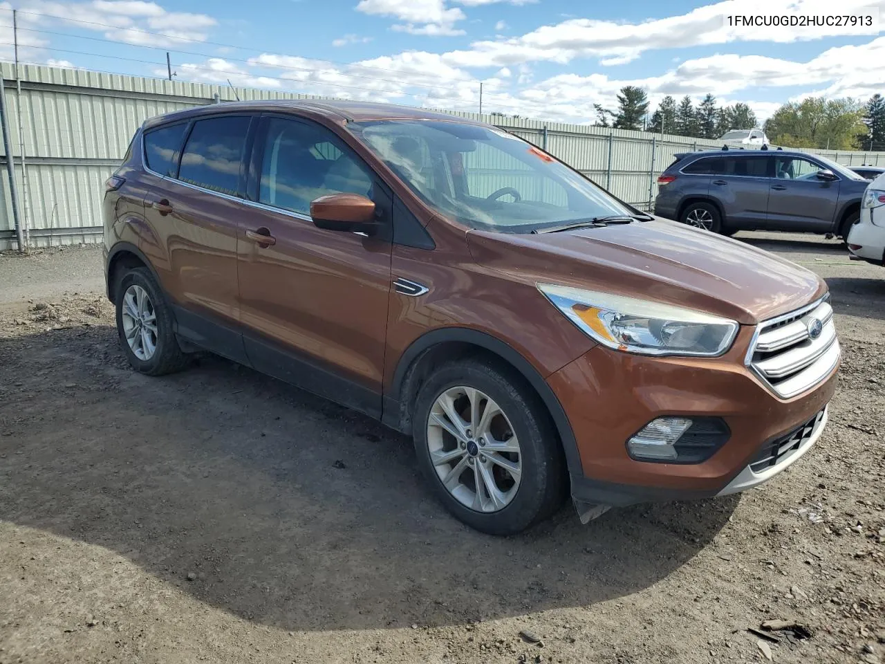 2017 Ford Escape Se VIN: 1FMCU0GD2HUC27913 Lot: 76332824