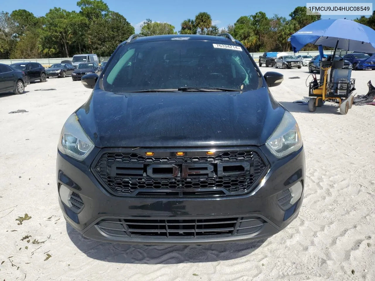 2017 Ford Escape Titanium VIN: 1FMCU9JD4HUC08549 Lot: 76334214