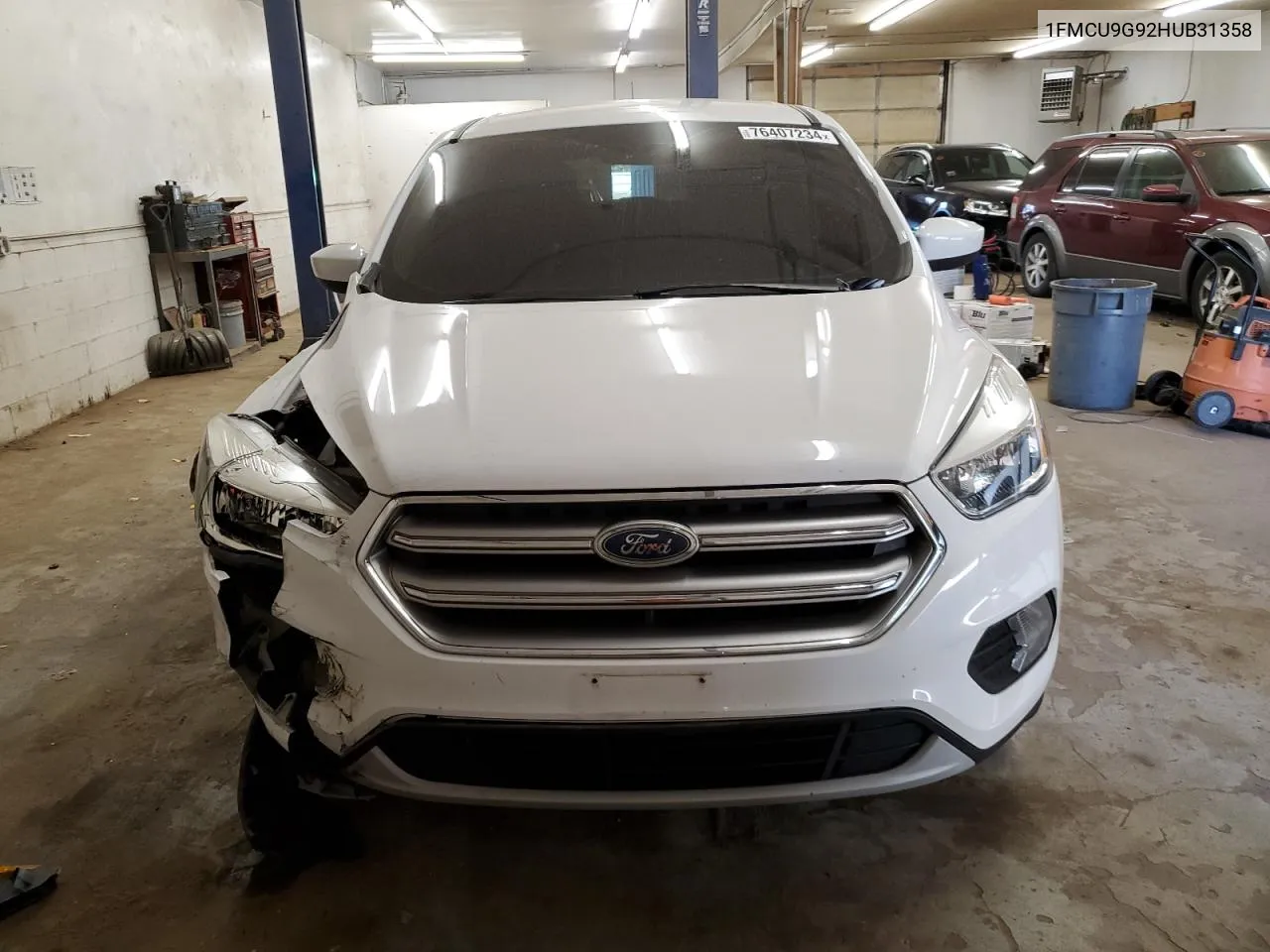 2017 Ford Escape Se VIN: 1FMCU9G92HUB31358 Lot: 76407234