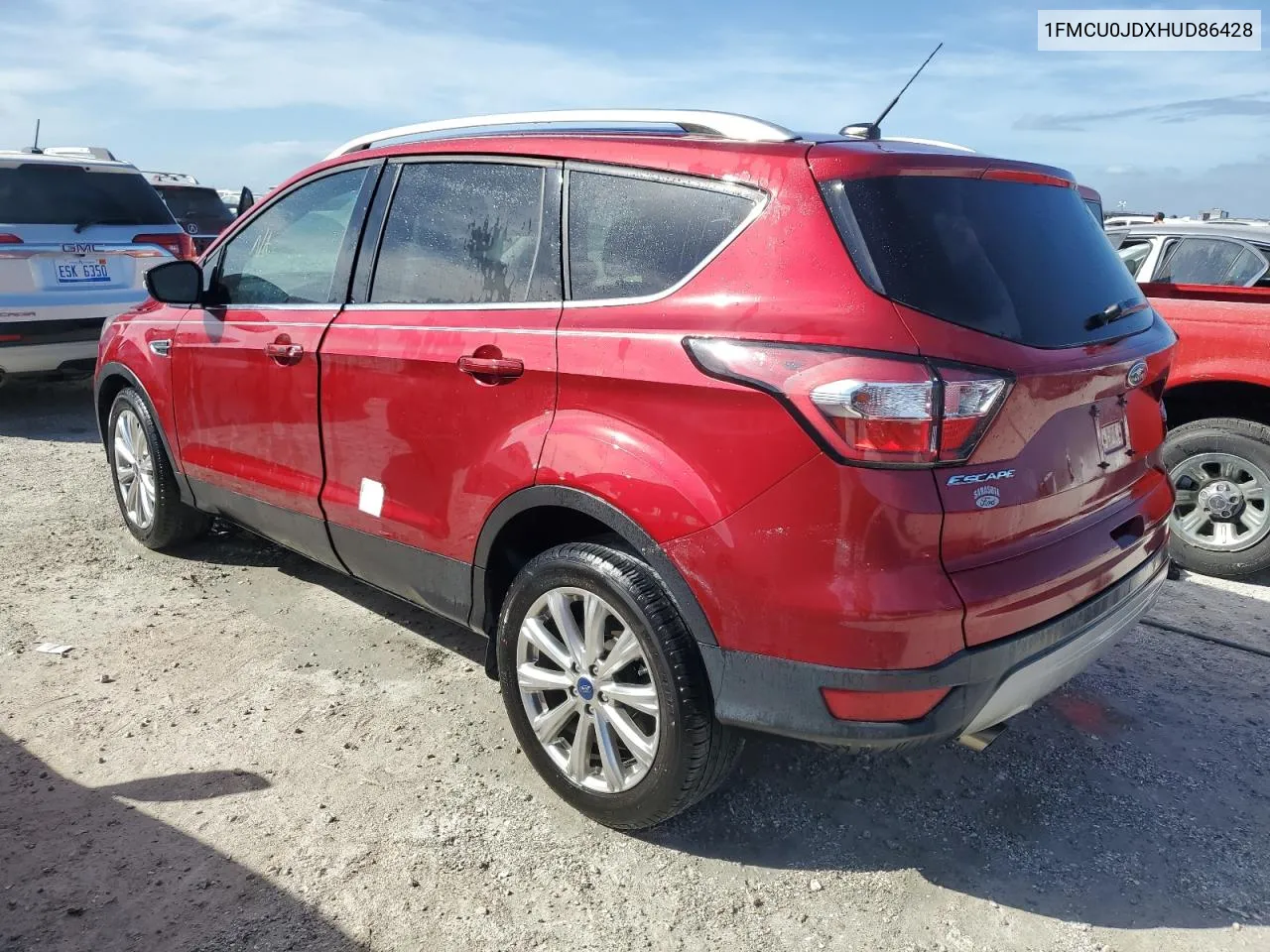 2017 Ford Escape Titanium VIN: 1FMCU0JDXHUD86428 Lot: 76413394