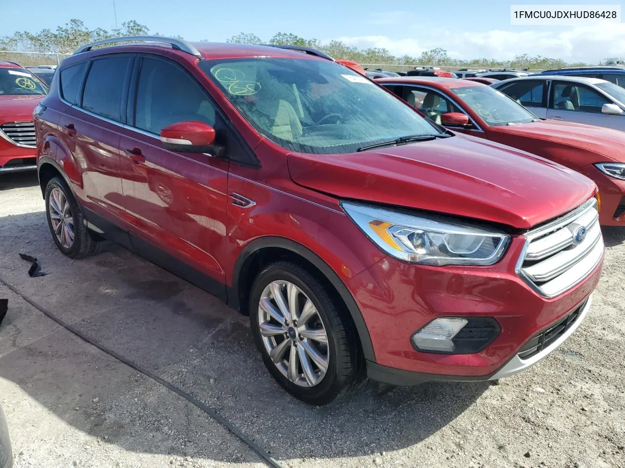 2017 Ford Escape Titanium VIN: 1FMCU0JDXHUD86428 Lot: 76413394