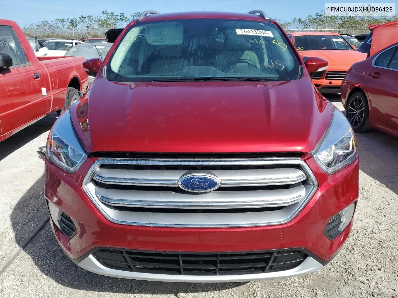 2017 Ford Escape Titanium VIN: 1FMCU0JDXHUD86428 Lot: 76413394