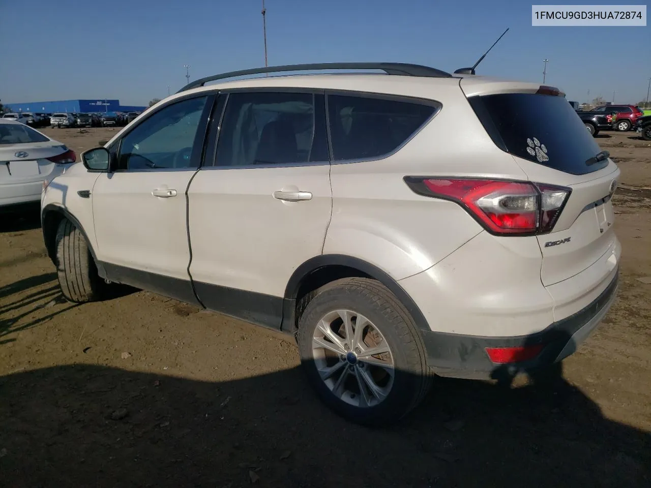 2017 Ford Escape Se VIN: 1FMCU9GD3HUA72874 Lot: 76476044