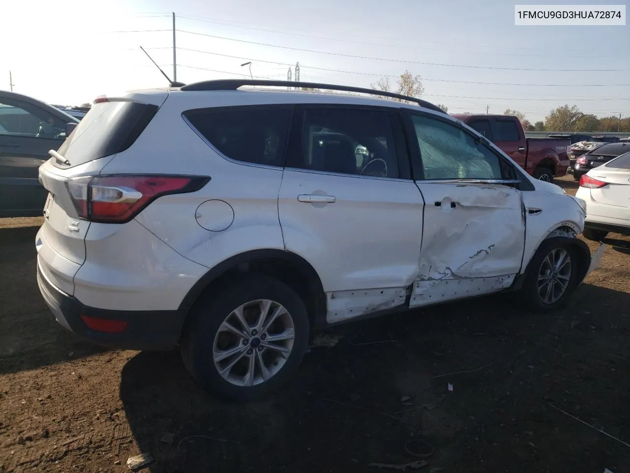 2017 Ford Escape Se VIN: 1FMCU9GD3HUA72874 Lot: 76476044