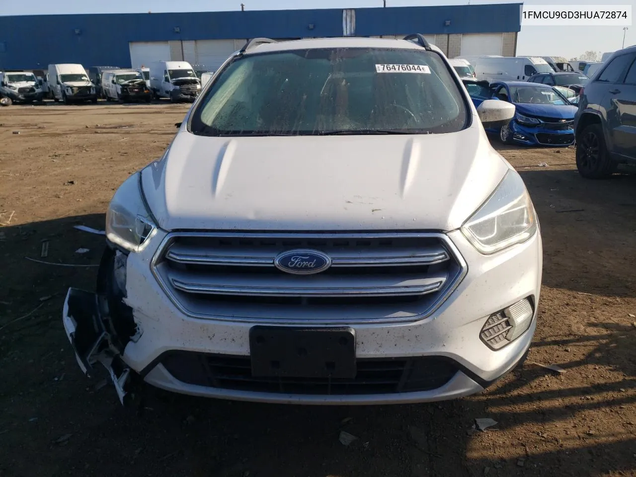 2017 Ford Escape Se VIN: 1FMCU9GD3HUA72874 Lot: 76476044