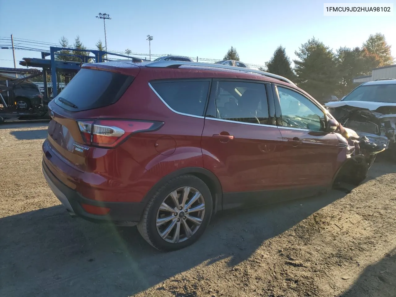 2017 Ford Escape Titanium VIN: 1FMCU9JD2HUA98102 Lot: 76527394