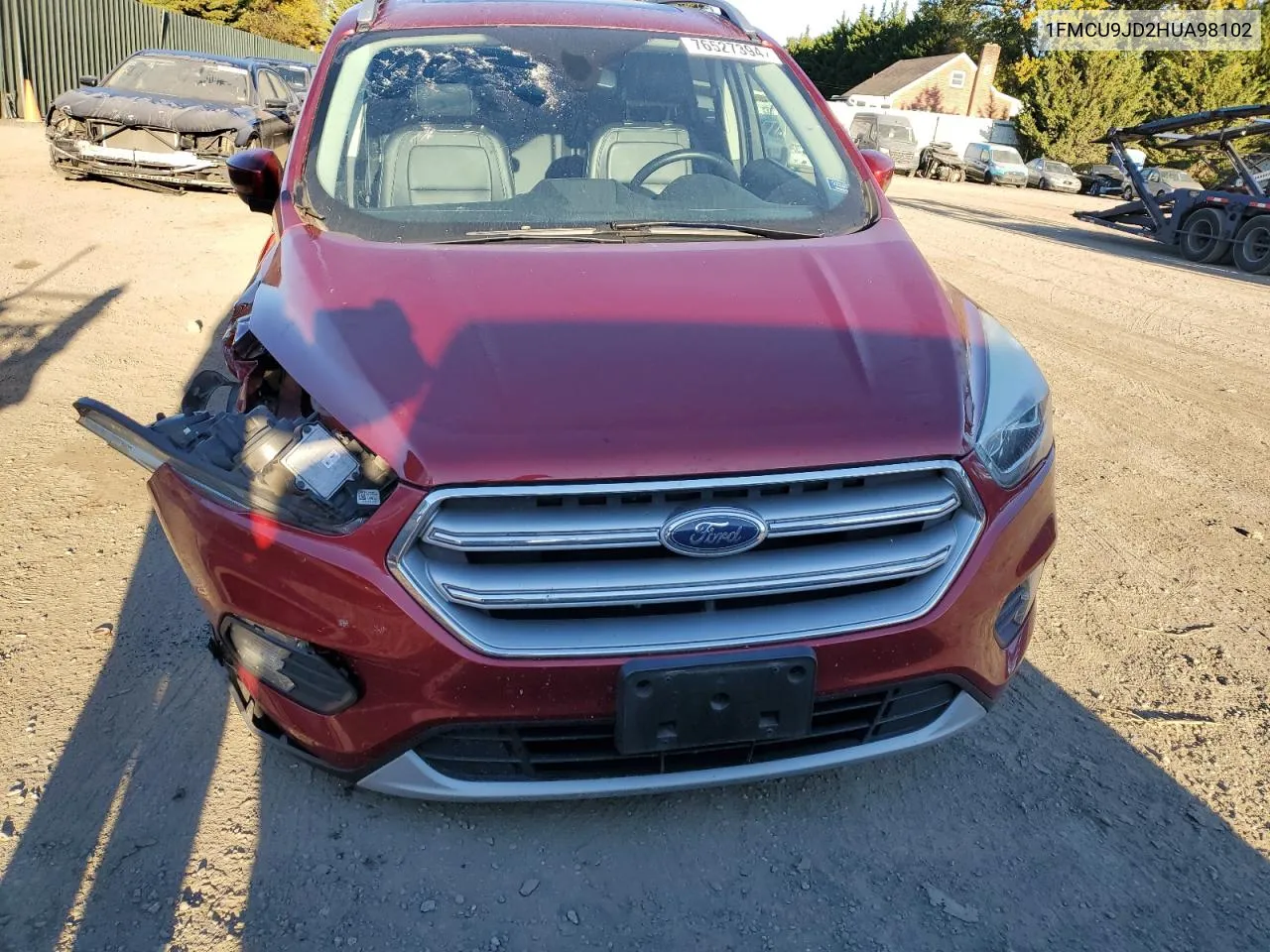 2017 Ford Escape Titanium VIN: 1FMCU9JD2HUA98102 Lot: 76527394