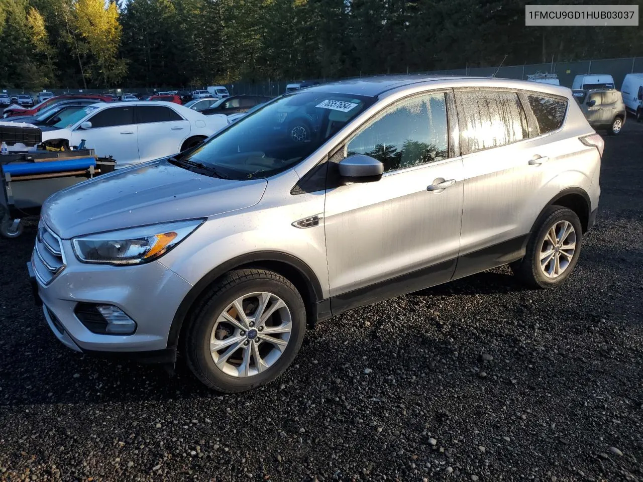 2017 Ford Escape Se VIN: 1FMCU9GD1HUB03037 Lot: 76557654