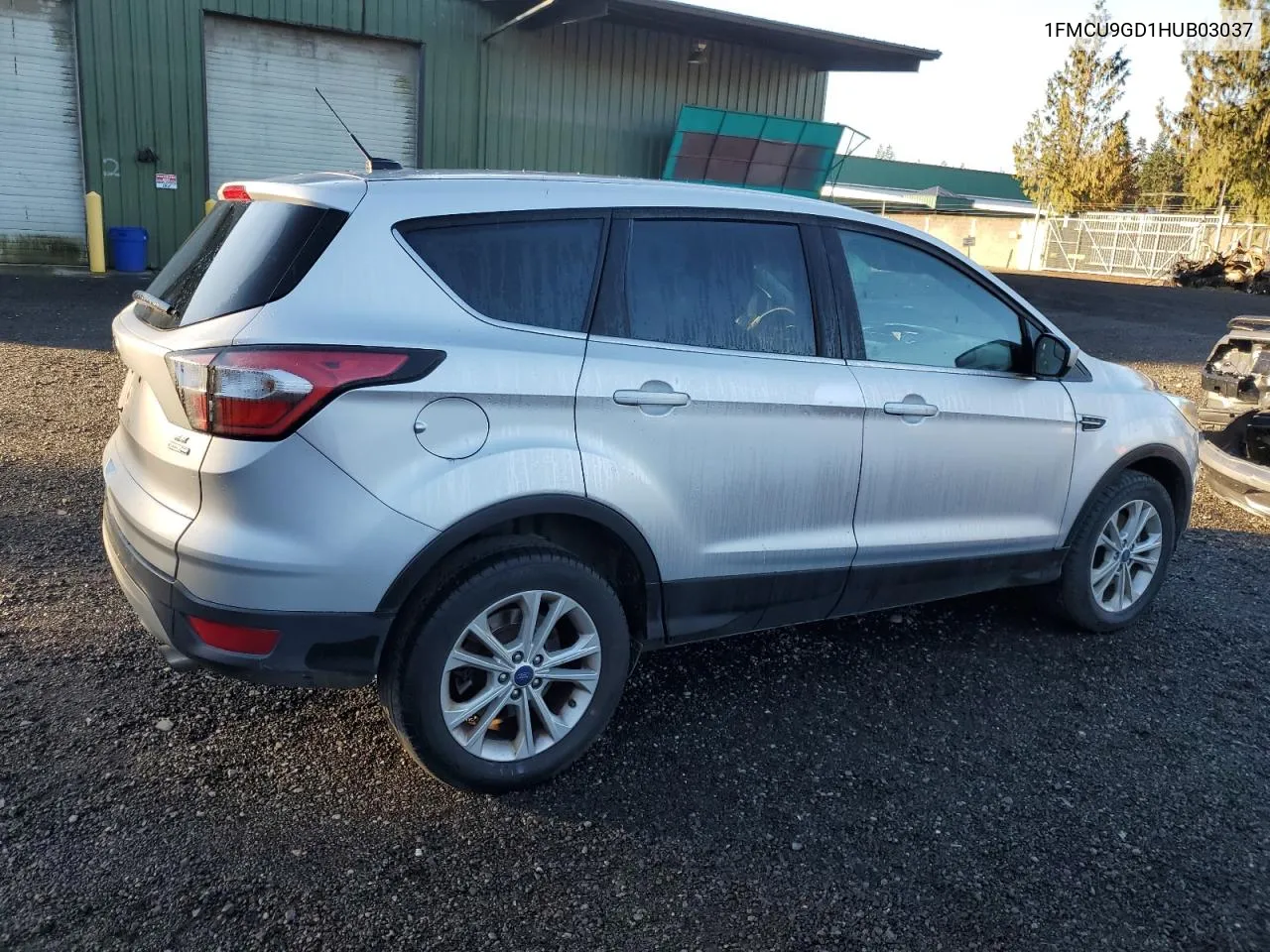 2017 Ford Escape Se VIN: 1FMCU9GD1HUB03037 Lot: 76557654