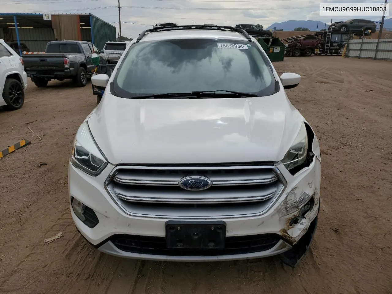 2017 Ford Escape Se VIN: 1FMCU9G99HUC10803 Lot: 76593034