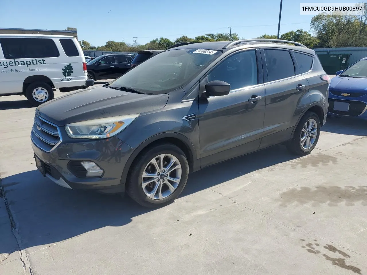 2017 Ford Escape Se VIN: 1FMCU0GD9HUB00897 Lot: 76599214