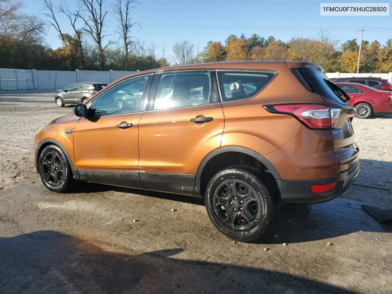 2017 Ford Escape S VIN: 1FMCU0F7XHUC28500 Lot: 76600714