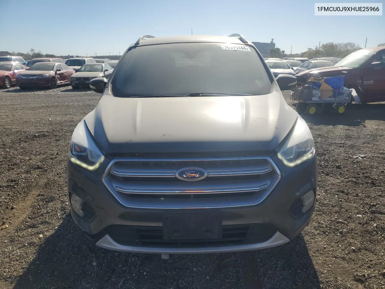 2017 Ford Escape Titanium VIN: 1FMCU0J9XHUE25966 Lot: 76605144